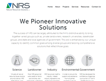 Tablet Screenshot of naturalresourcessolutions.com